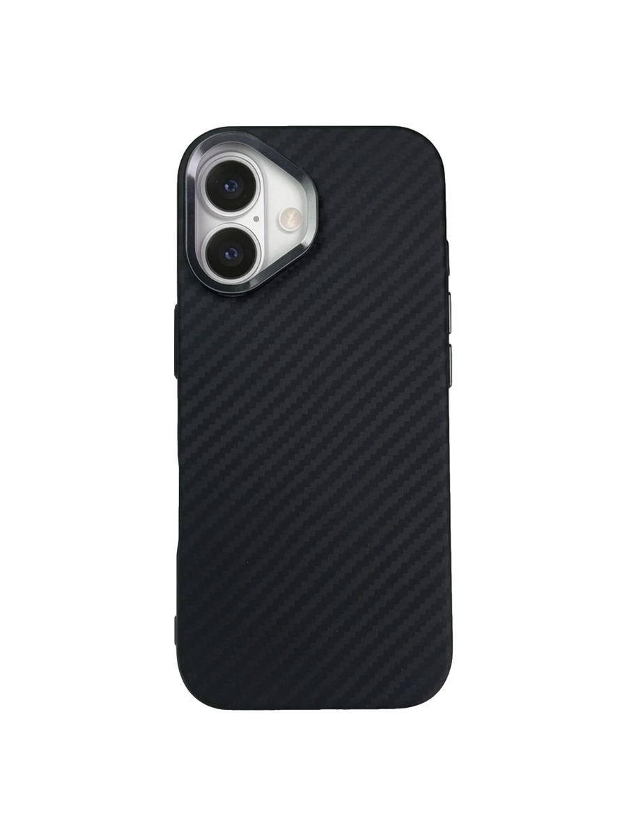 Чехол для телефона Carbon Luxo Life MagSafe iPhone 17 J162 Черный Чехол для телефона Carbon Luxo Life MagSafe iPhone 17 J162 Черный — изображение 1
