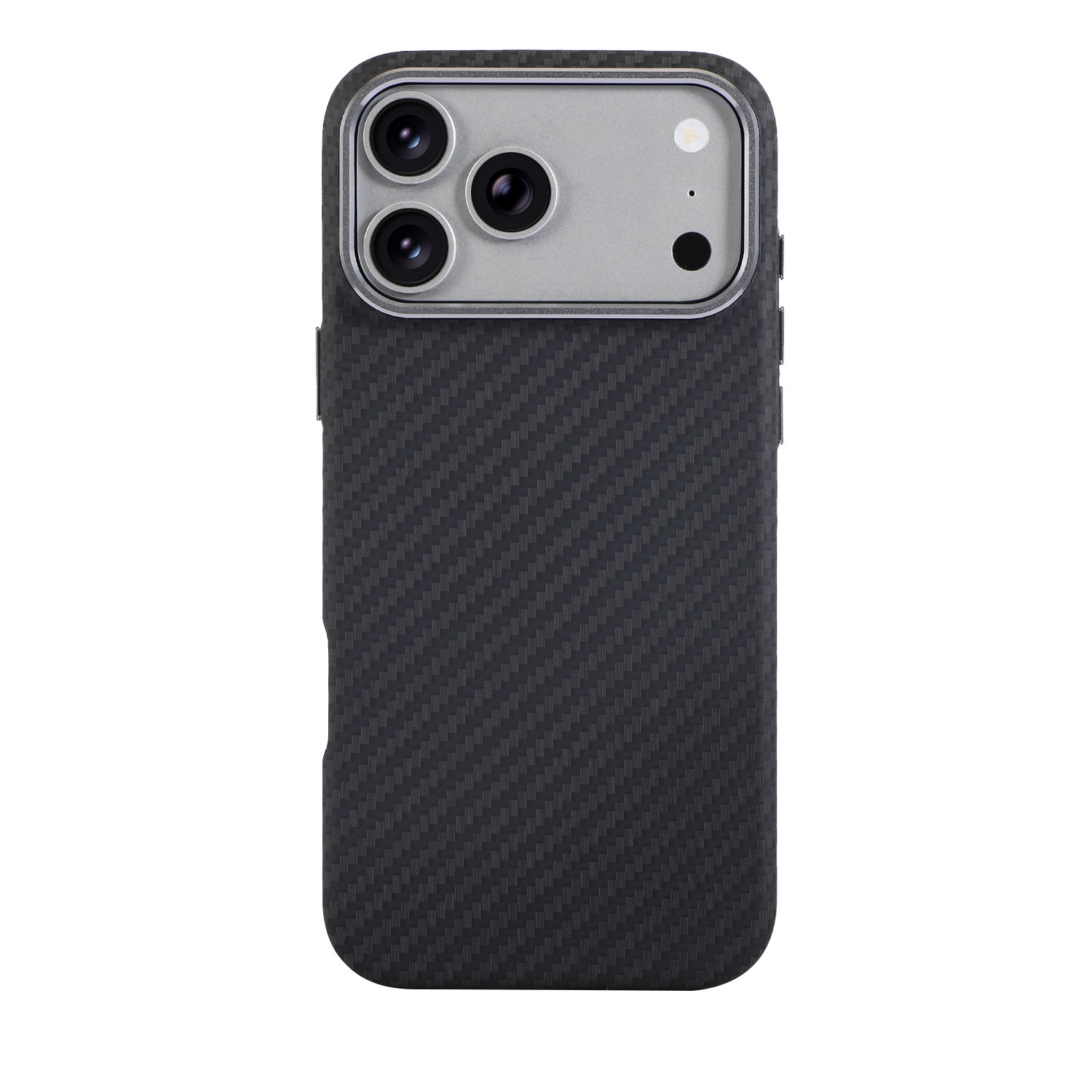 Чехол для телефона Carbon Luxo Life MagSafe iPhone J162 Черный Чехол для телефона Carbon Luxo Life MagSafe iPhone 17 Pro Max J162 Черный — изображение 1