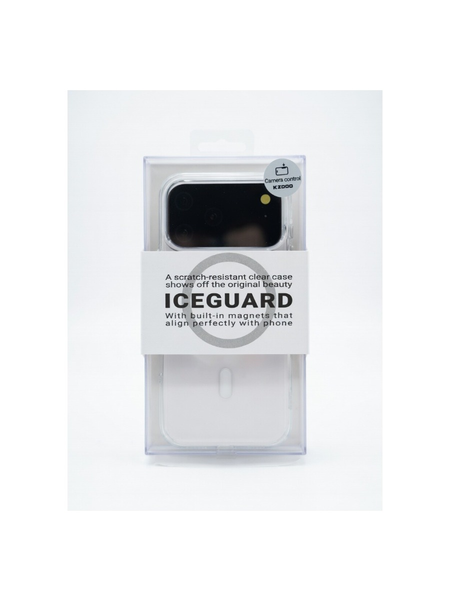 Чехол KZDOO ICEGUARD Plastic MagSafe для iPhone 17 Pro Max прозрачный Чехол KZDOO ICEGUARD Plastic MagSafe для iPhone 17 Pro Max прозрачный — изображение 1
