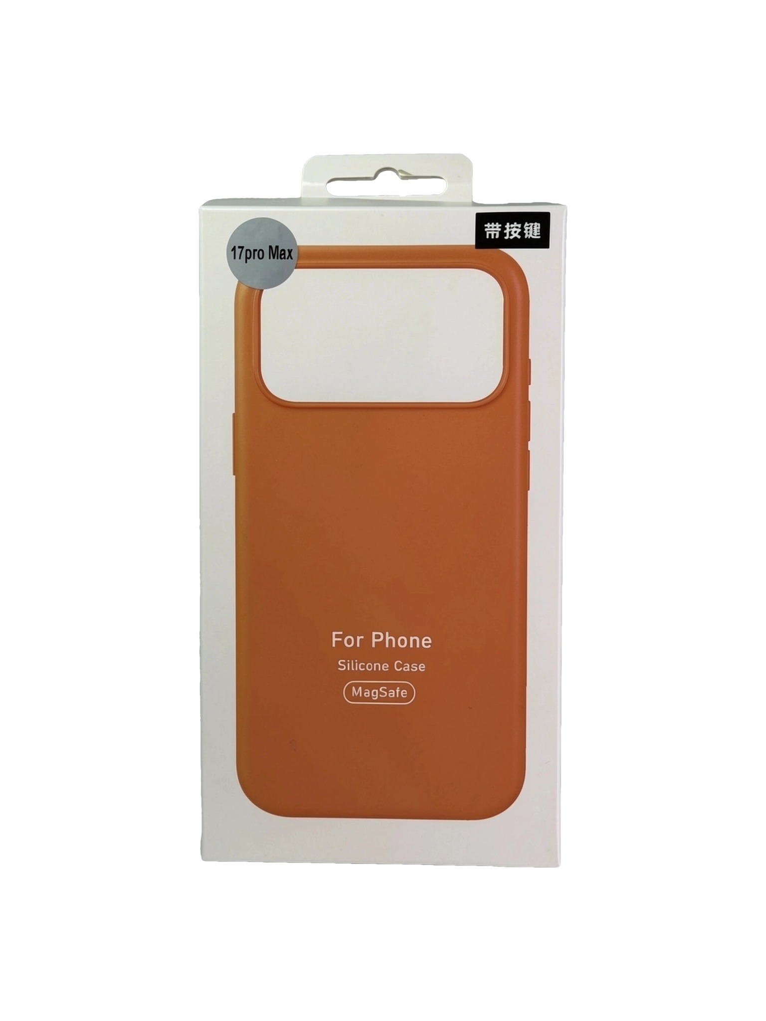 Чехол Silicone Case MagSafe без логотипа с кнопкой Camera Control iPhone 17 Pro Оранжевый Чехол Silicone Case MagSafe без логотипа с кнопкой Camera Control iPhone 17 Pro Max Оранжевый — изображение 1
