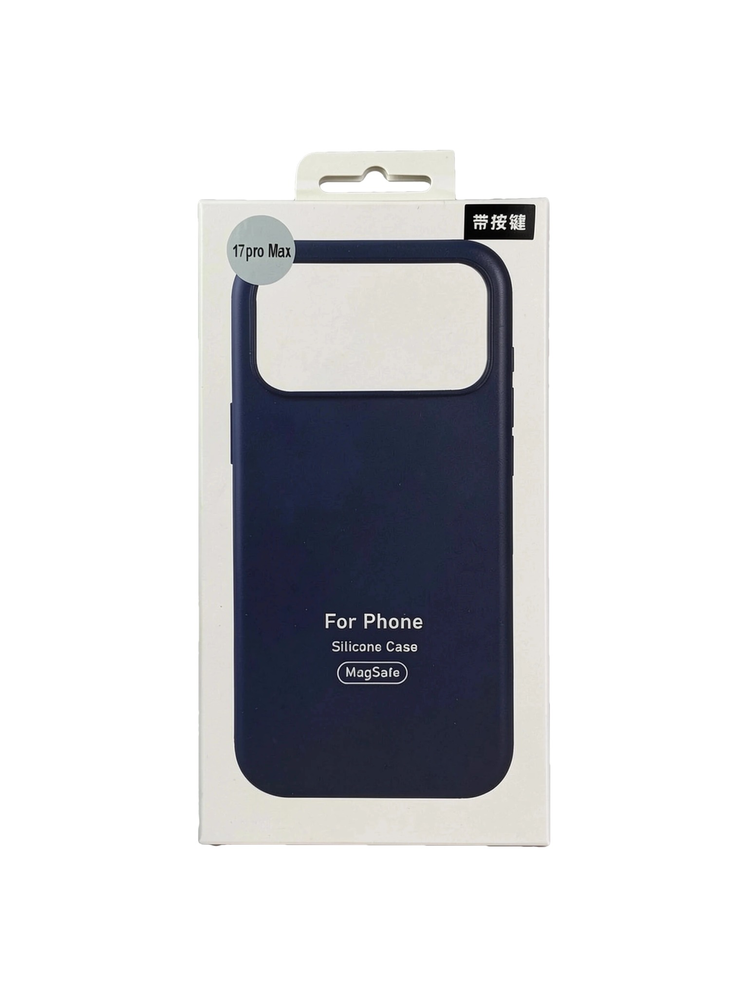 Чехол Silicone Case MagSafe без логотипа с кнопкой Camera Control iPhone 17 Pro Темно-синий Чехол Silicone Case MagSafe без логотипа с кнопкой Camera Control iPhone 17 Pro Max Темно-синий — изображение 1