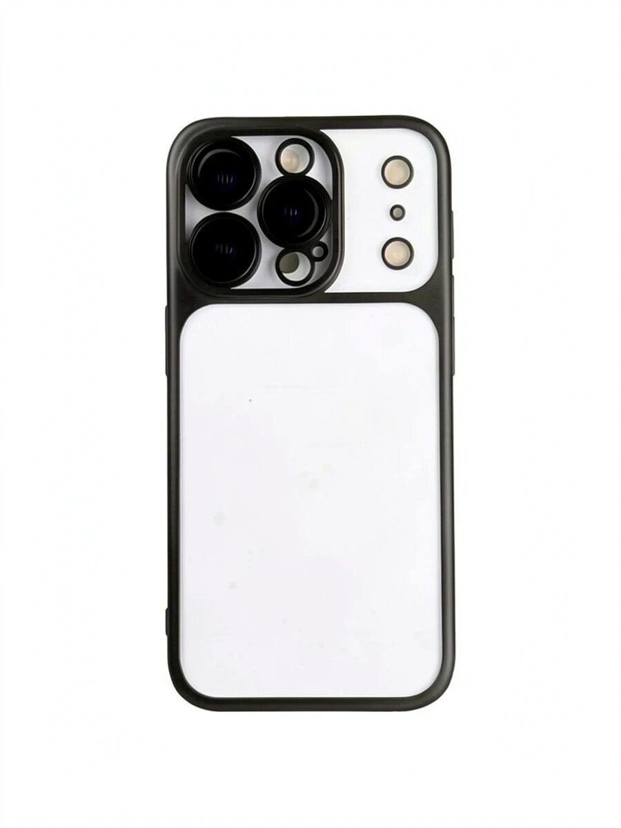 Чехол ультратонкий пластиковый с защитой камеры iPhone 15 Pro Max Черный Чехол ультратонкий пластиковый с защитой камеры iPhone 16 Pro Max Черный — изображение 1