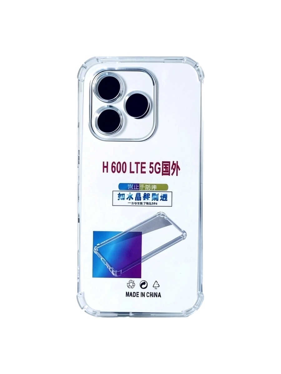 Силиконовый чехол плотный прозрачный Honor 600 Lite противоударный Силиконовый чехол плотный прозрачный Honor 600 Lite противоударный — изображение 1