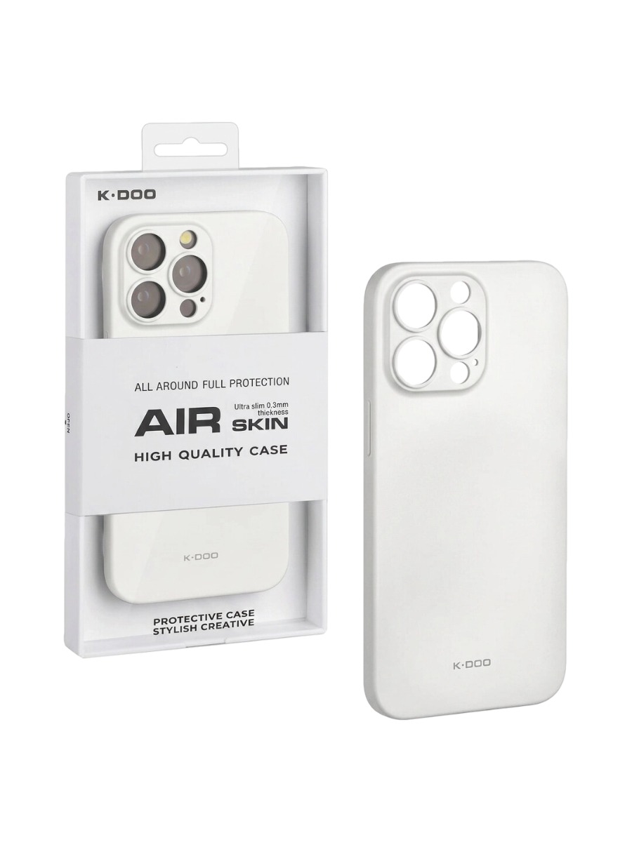 Ультратонкий чехол для iPhone KZDOO Air Skin прозрачный Ультратонкий чехол для iPhone 16 Pro Max KZDOO Air Skin прозрачный — изображение 1
