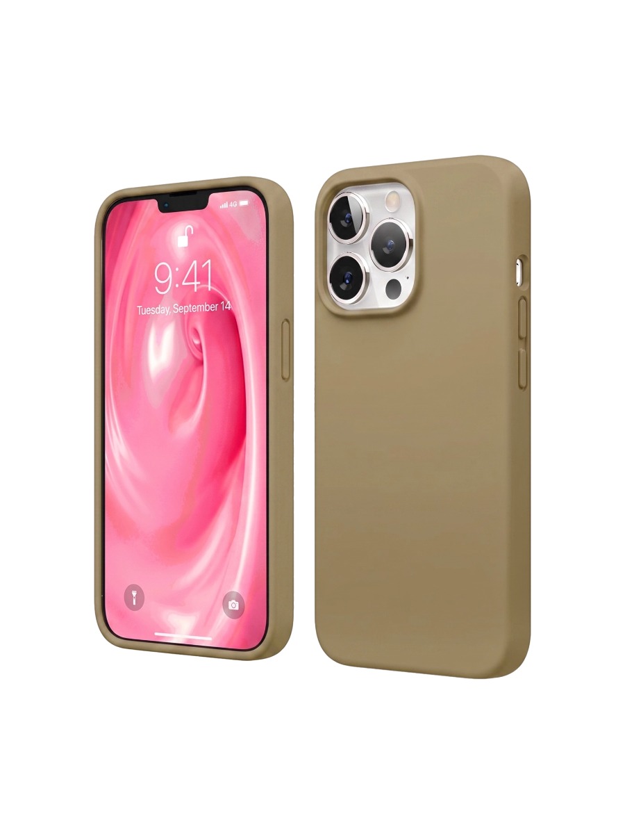 Чехол Silicone Case без логотипа iPhone 16 Pro Песочный (28) Чехол Silicone Case без логотипа iPhone 16 Pro Песочный (28) — изображение 1