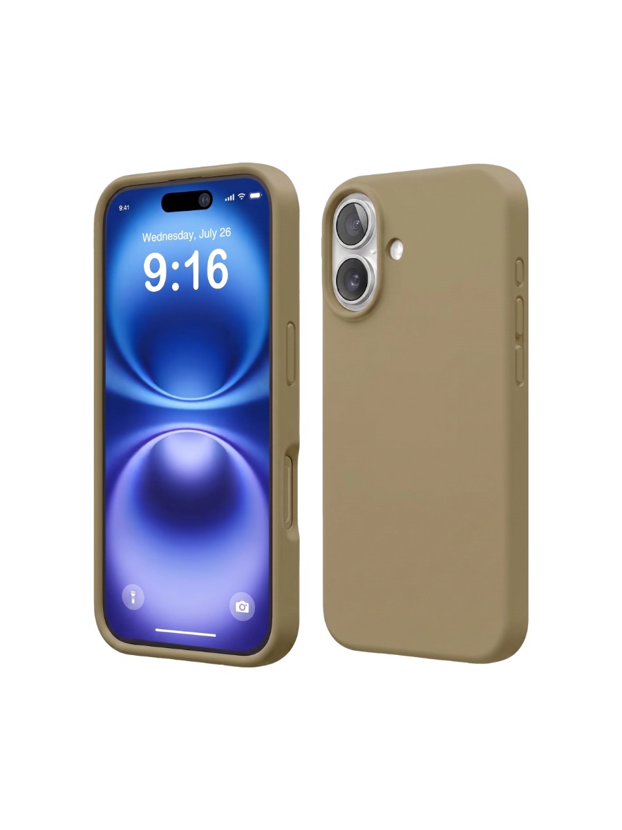 Чехол Silicone Case без логотипа iPhone 17 Песочный (28) Чехол Silicone Case без логотипа iPhone 17 Песочный (28) — изображение 1