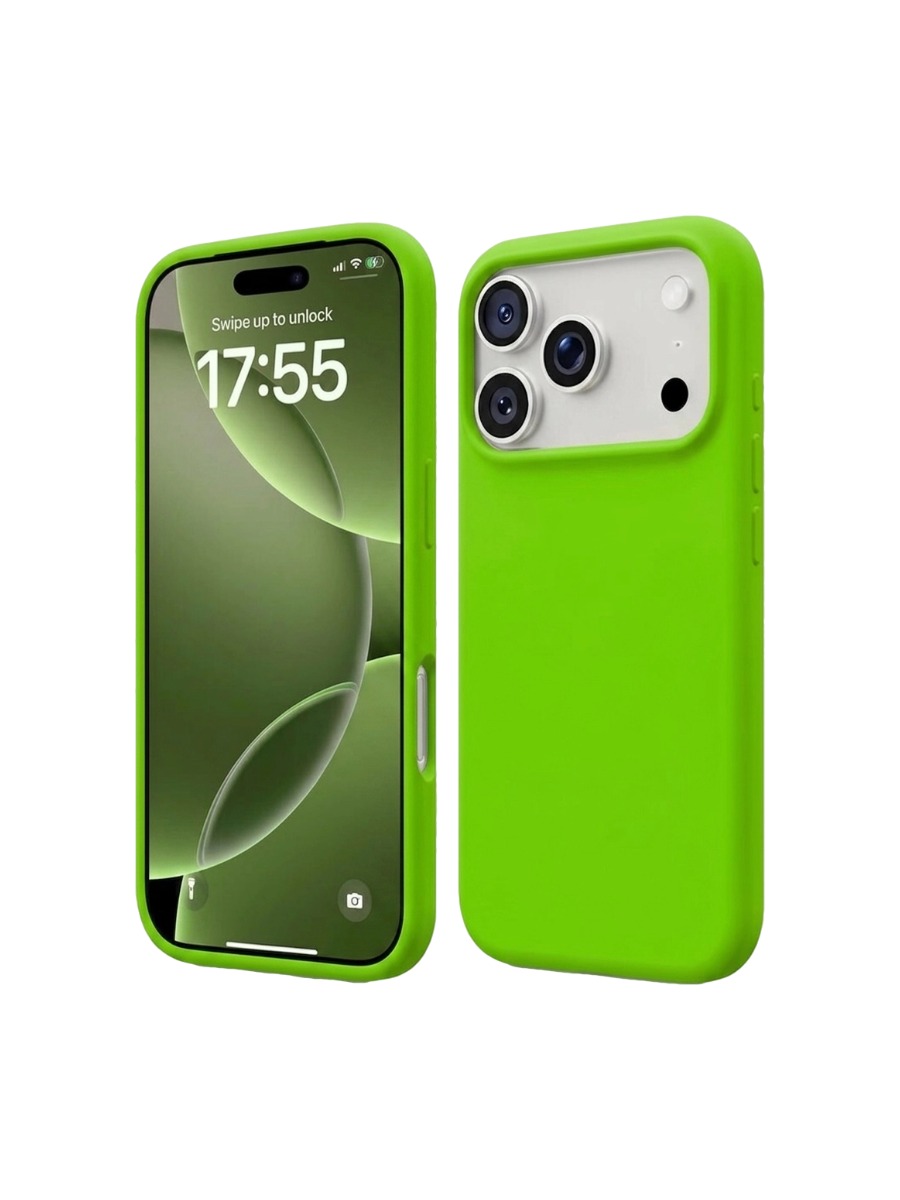 Чехол Silicone Case без логотипа iPhone 17 Pro Зеленый (31) Чехол Silicone Case без логотипа iPhone 17 pro Зеленый (31) — изображение 1