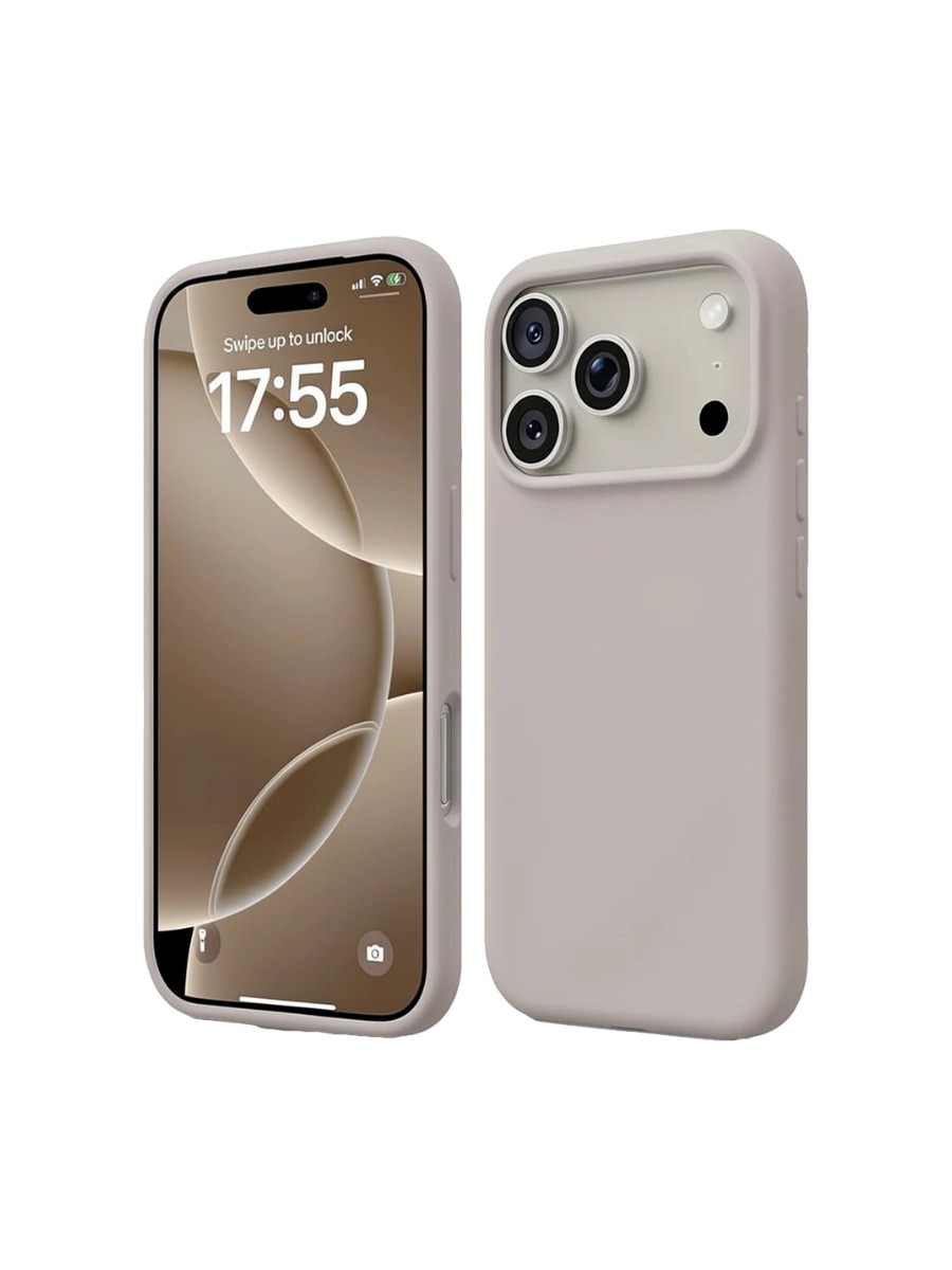 Чехол Silicone Case без логотипа iPhone 17 pro Бежевый (7) Чехол Silicone Case без логотипа iPhone 17 pro Бежевый (7) — изображение 1