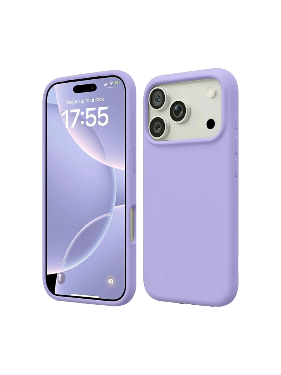 Чехол Silicone Case без логотипа iPhone 17 pro Сиреневый (41) Чехол Silicone Case без логотипа iPhone 17 pro Сиреневый (41) — изображение 1