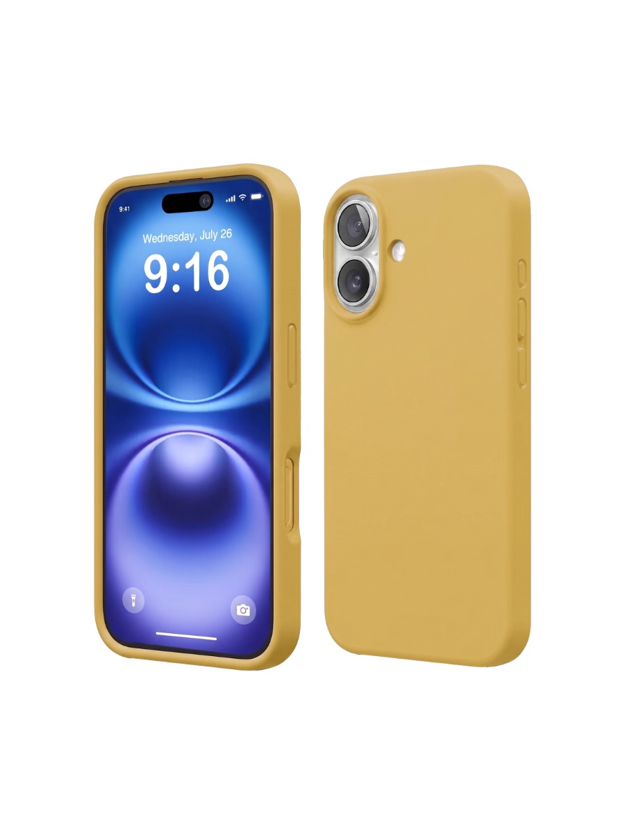 Чехол Silicone Case без логотипа iPhone 17 желтый (40) Чехол Silicone Case без логотипа iPhone 17 желтый (40) — изображение 1