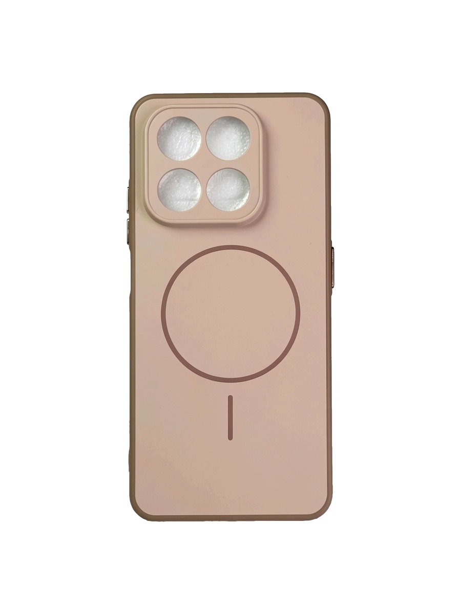 Пластиковый чехол MagSave с матовым бампером Xiaomi 15T нежно-розовый Пластиковый чехол MagSave с матовым бампером Xiaomi 15T нежно-розовый — изображение 1