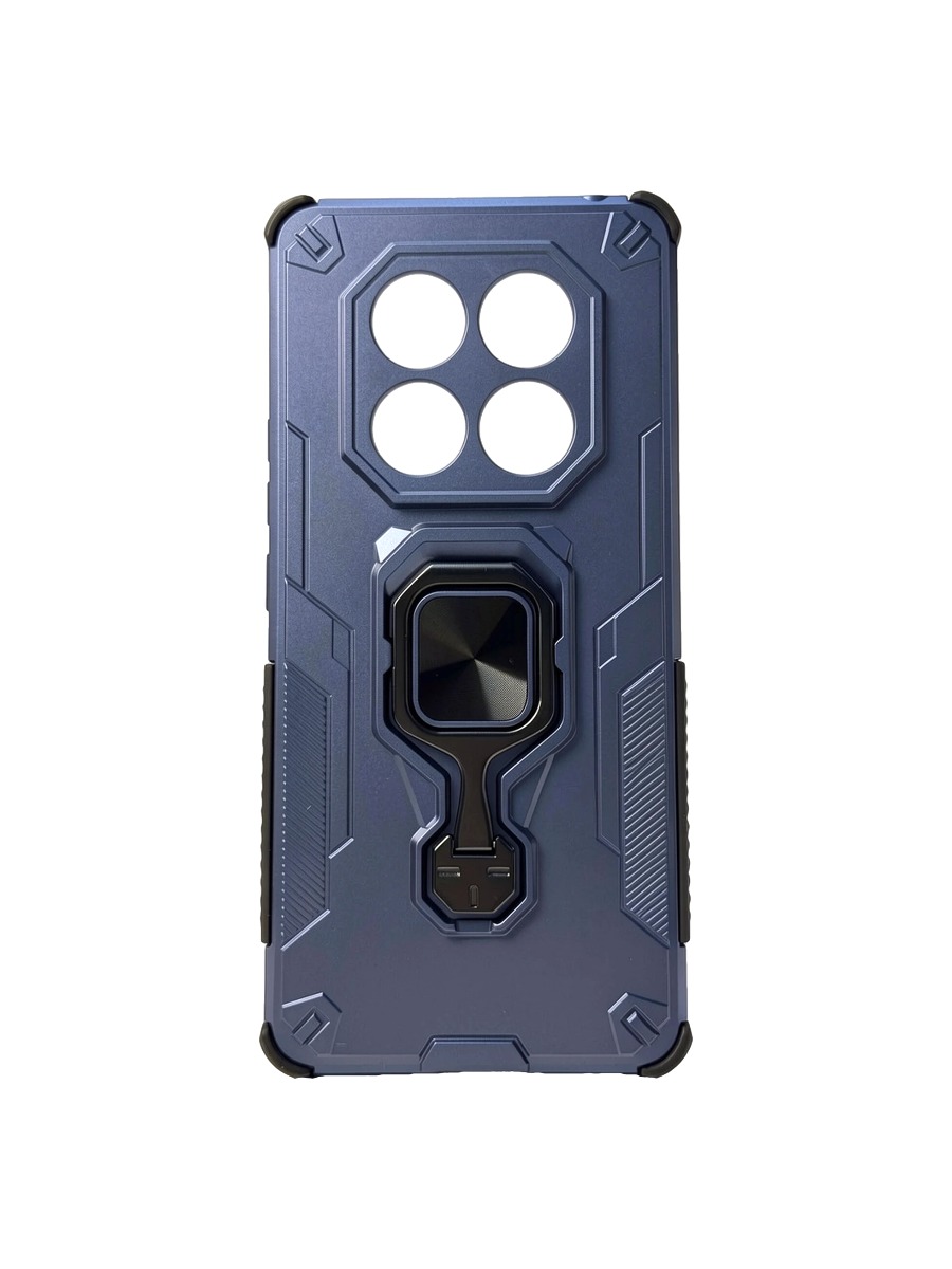 Противоударный чехол с магнитом и кольцом Xiaomi Redmi Note 14 Pro:Poco X7 темно-синий Противоударный чехол с магнитом и кольцом Xiaomi Redmi Note 14 Pro/Poco X7 темно-синий — изображение 1