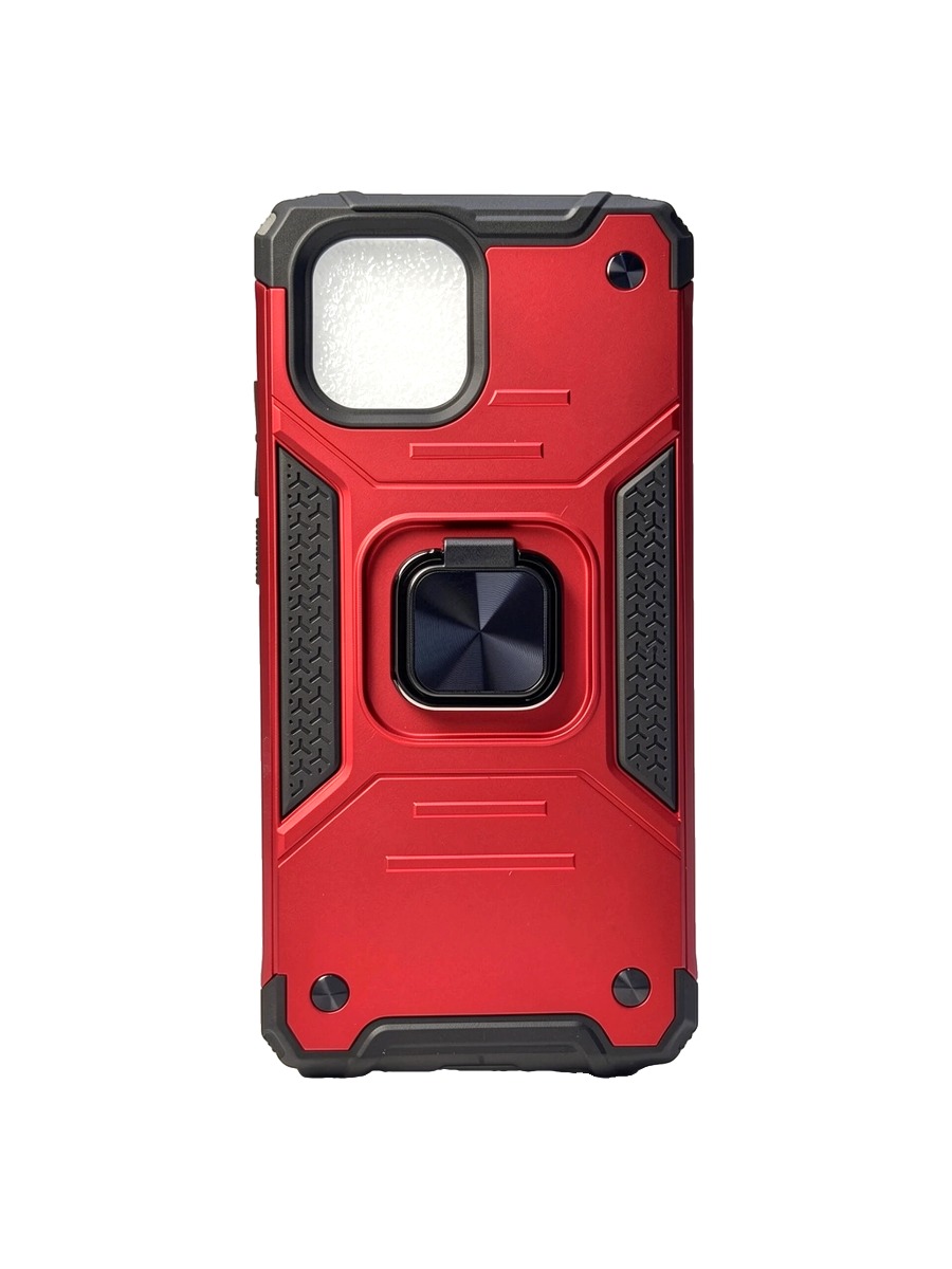 Противоударный чехол с магнитом и кольцом Xiaomi Redm A1:A1 Plus красный Противоударный чехол с магнитом и кольцом Xiaomi Redm A1/A1 Plus красный — изображение 1