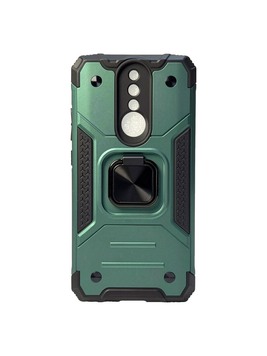 Противоударный чехол с магнитом и кольцом Xiaomi Redmi 8 темно-зеленый Противоударный чехол с магнитом и кольцом Xiaomi Redmi 8 темно-зеленый — изображение 1