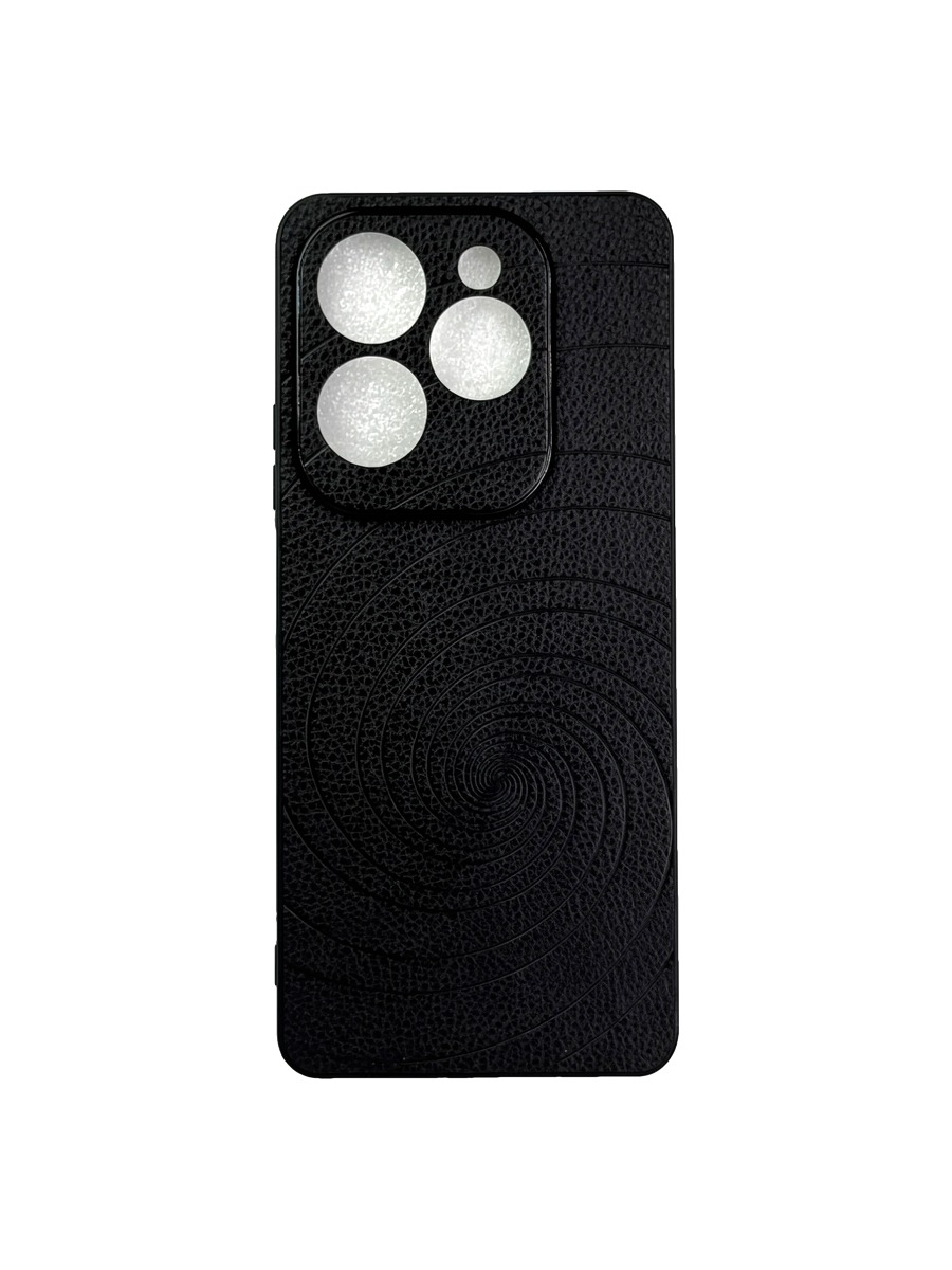 Силиконовый чехол под кожу с дизайном Infinix Hot 40:40 Pro черный Силиконовый чехол под кожу с дизайном Infinix Hot 40/40 Pro черный — изображение 1