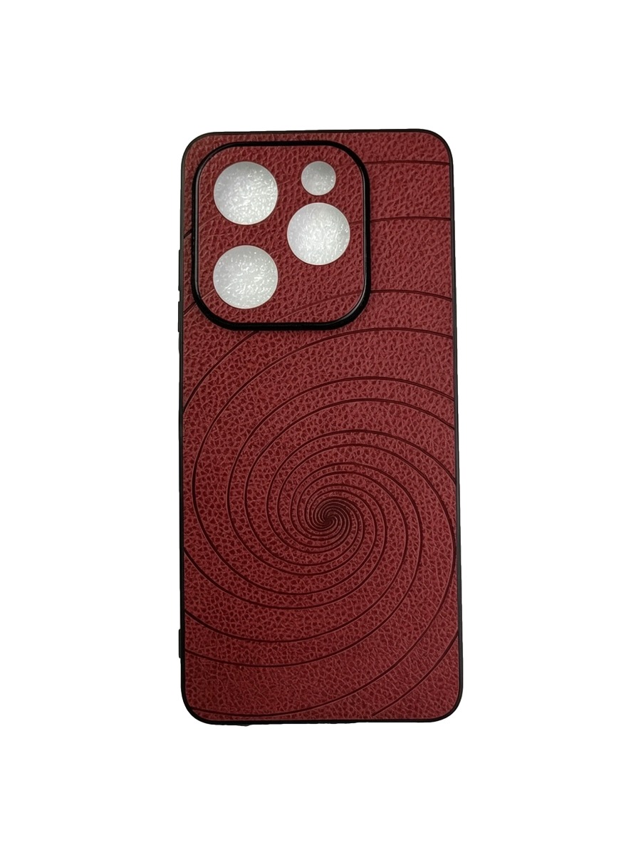 Силиконовый чехол под кожу с дизайном Infinix Hot 40:40 Pro коричневый Силиконовый чехол под кожу с дизайном Infinix Hot 40/40 Pro коричневый — изображение 1