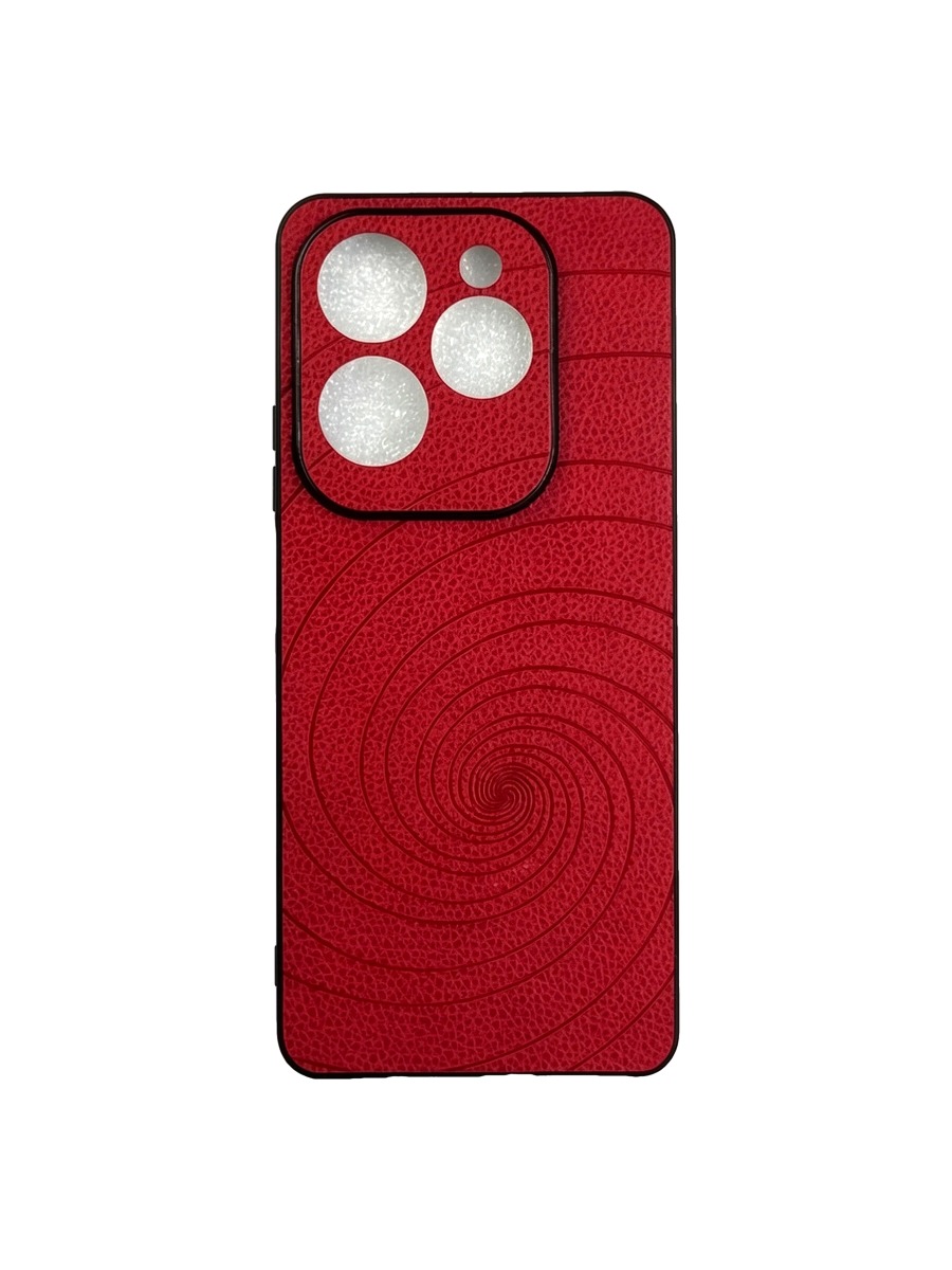 Силиконовый чехол под кожу с дизайном Infinix Hot 40:40 Pro красный Силиконовый чехол под кожу с дизайном Infinix Hot 40/40 Pro красный — изображение 1