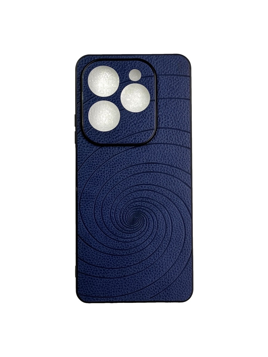 Силиконовый чехол под кожу с дизайном Infinix Hot 40:40 Pro темно-синий Силиконовый чехол под кожу с дизайном Infinix Hot 40/40 Pro темно-синий — изображение 1
