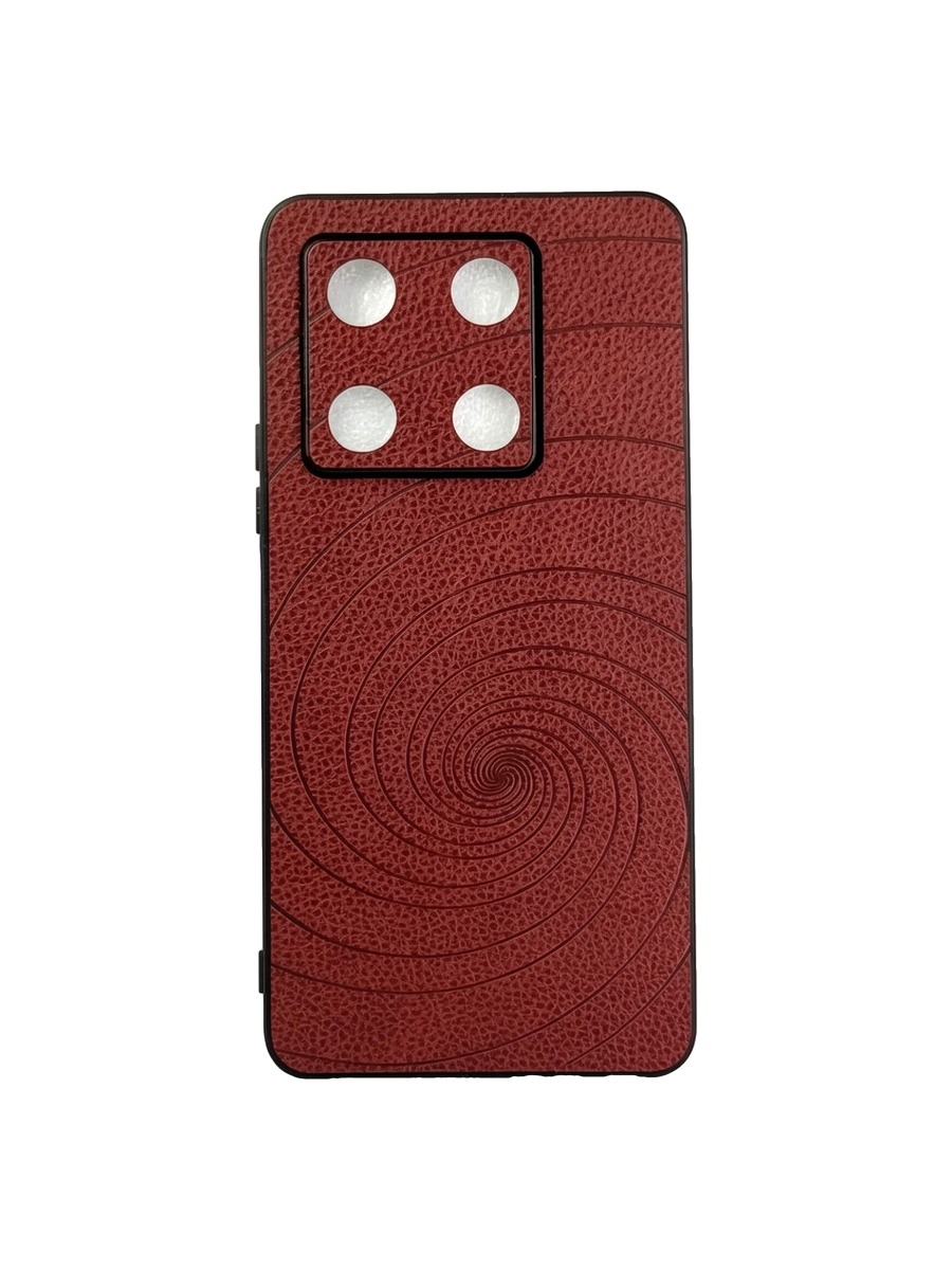 Силиконовый чехол под кожу с дизайном Infinix Note 30 Pro коричневый Силиконовый чехол под кожу с дизайном Infinix Note 30 Pro коричневый — изображение 1