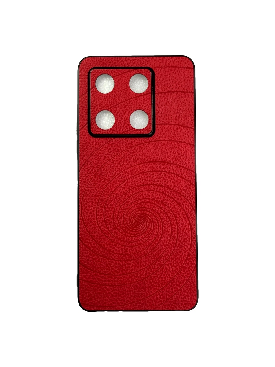 Силиконовый чехол под кожу с дизайном Infinix Note 30 красный Силиконовый чехол под кожу с дизайном Infinix Note 30 Pro красный — изображение 1
