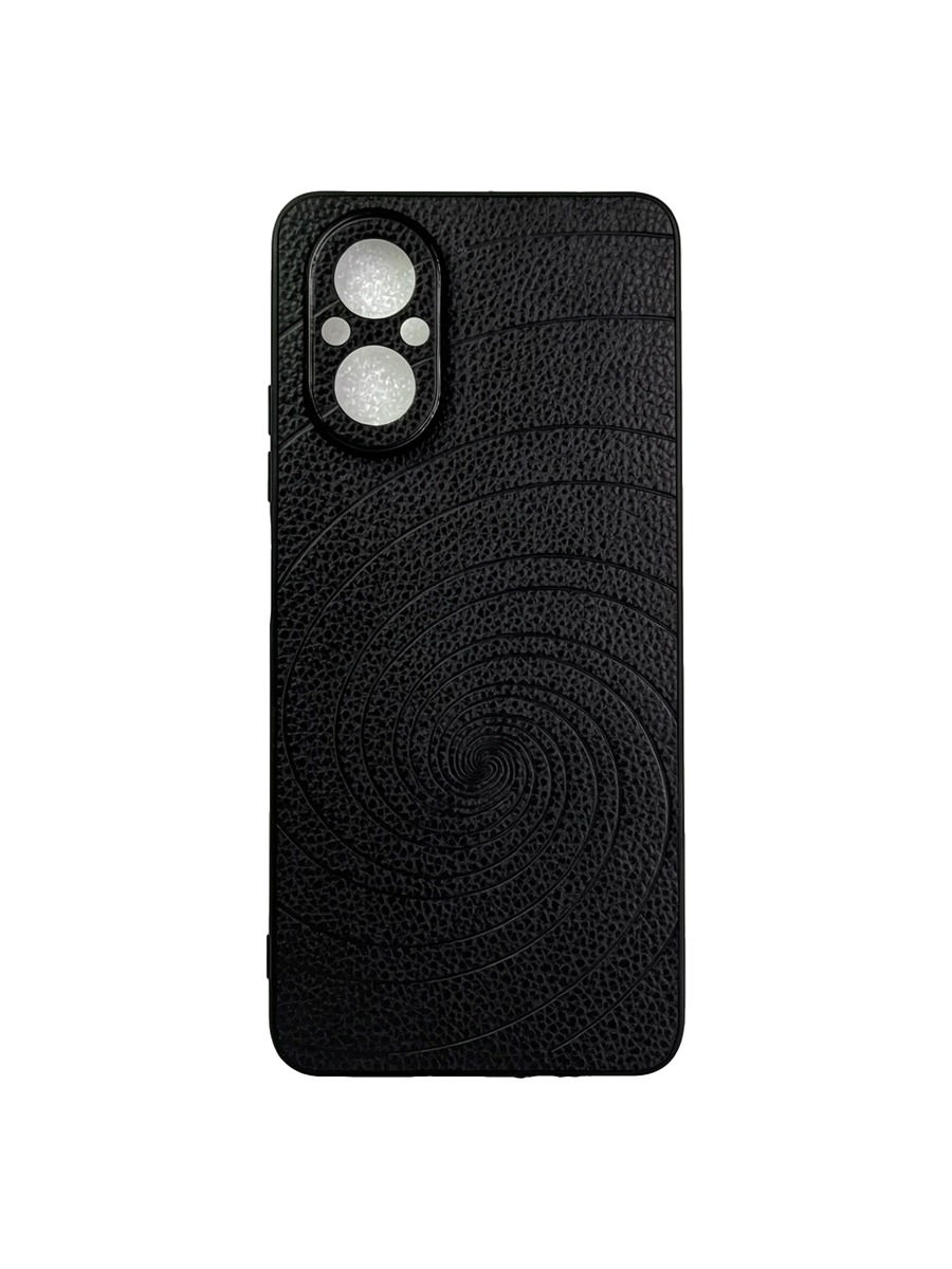 Силиконовый чехол под кожу с дизайном Realme C67 черный Силиконовый чехол под кожу с дизайном Realme C67 черный — изображение 1