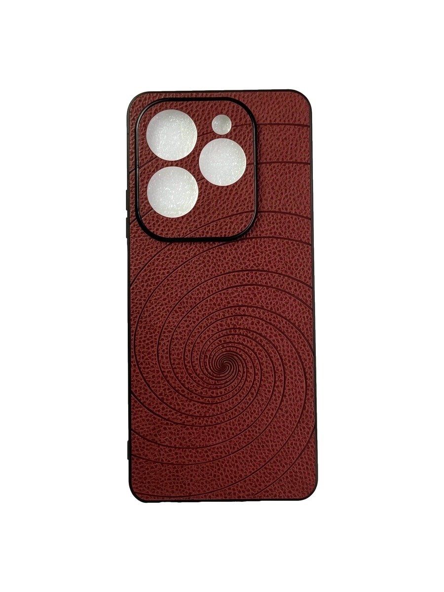 Силиконовый чехол под кожу с дизайном Tecno Spark Go 2024 коричневый Силиконовый чехол под кожу с дизайном Tecno Spark Go 2024 коричневый — изображение 1