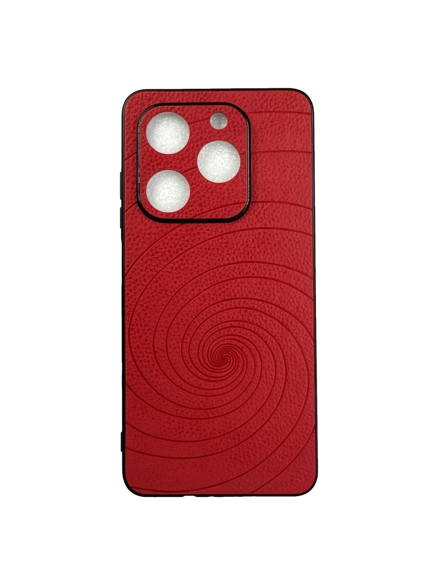 Силиконовый чехол под кожу с дизайном Tecno Spark Go 2024 красный Силиконовый чехол под кожу с дизайном Tecno Spark Go 2024 красный — изображение 1