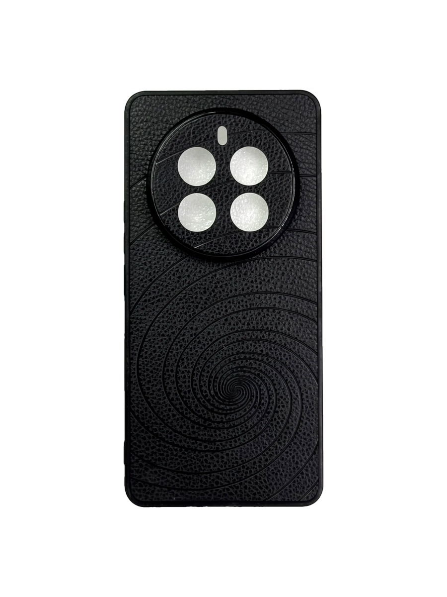 Силиконовый чехол под кожу с дизайном Xiaomi 12 Pro черный Силиконовый чехол под кожу с дизайном Xiaomi 12 Pro черный — изображение 1