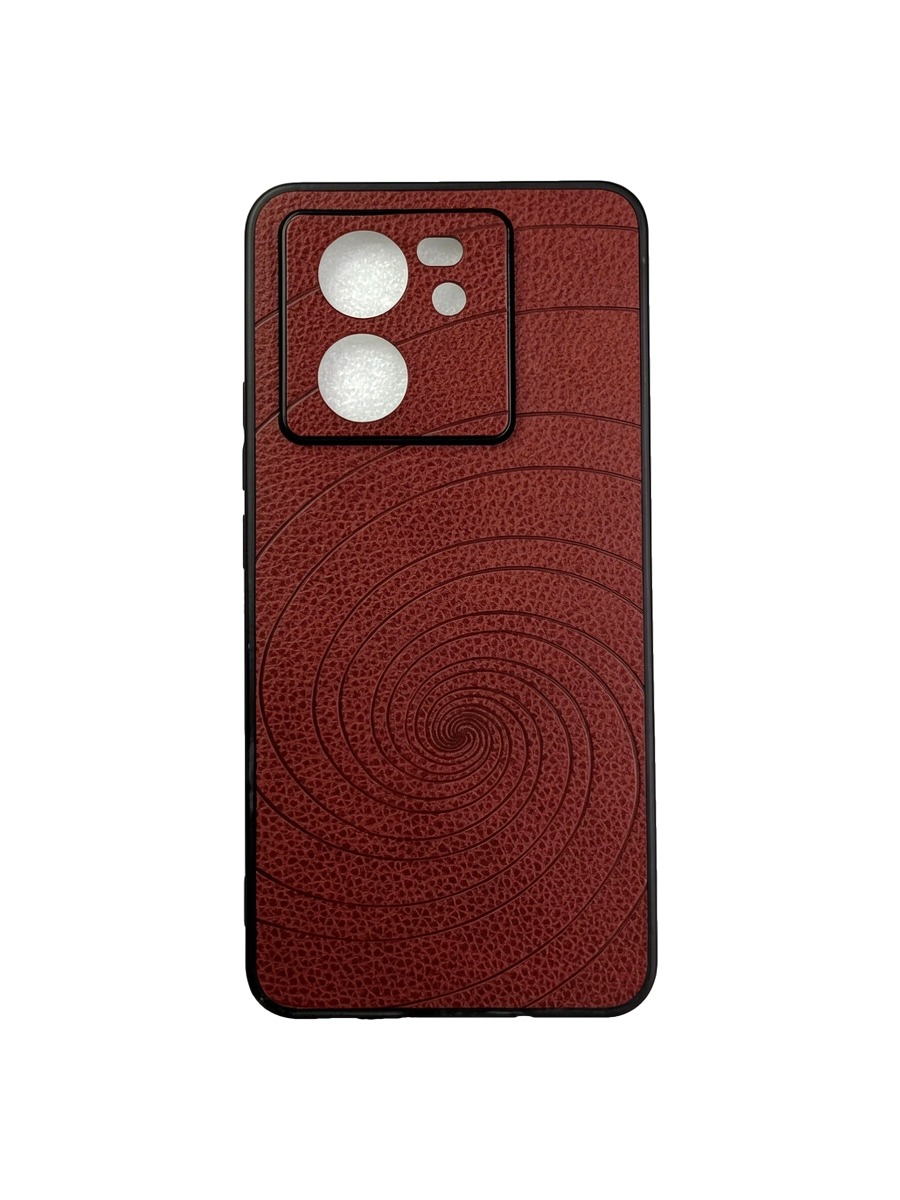 Силиконовый чехол под кожу с дизайном Xiaomi 13T коричневый Силиконовый чехол под кожу с дизайном Xiaomi 13T коричневый — изображение 1