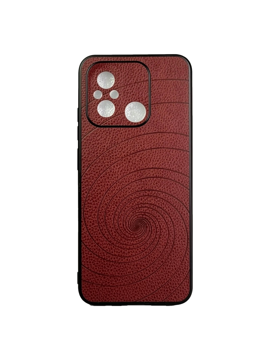 Силиконовый чехол под кожу с дизайном Xiaomi Redmi 12C коричневый Силиконовый чехол под кожу с дизайном Xiaomi Redmi 12C коричневый — изображение 1