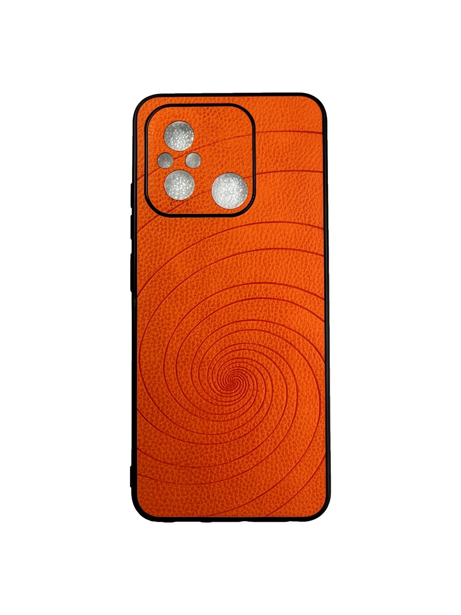 Силиконовый чехол под кожу с дизайном Xiaomi Redmi 12C оранжевый Силиконовый чехол под кожу с дизайном Xiaomi Redmi 12C оранжевый — изображение 1