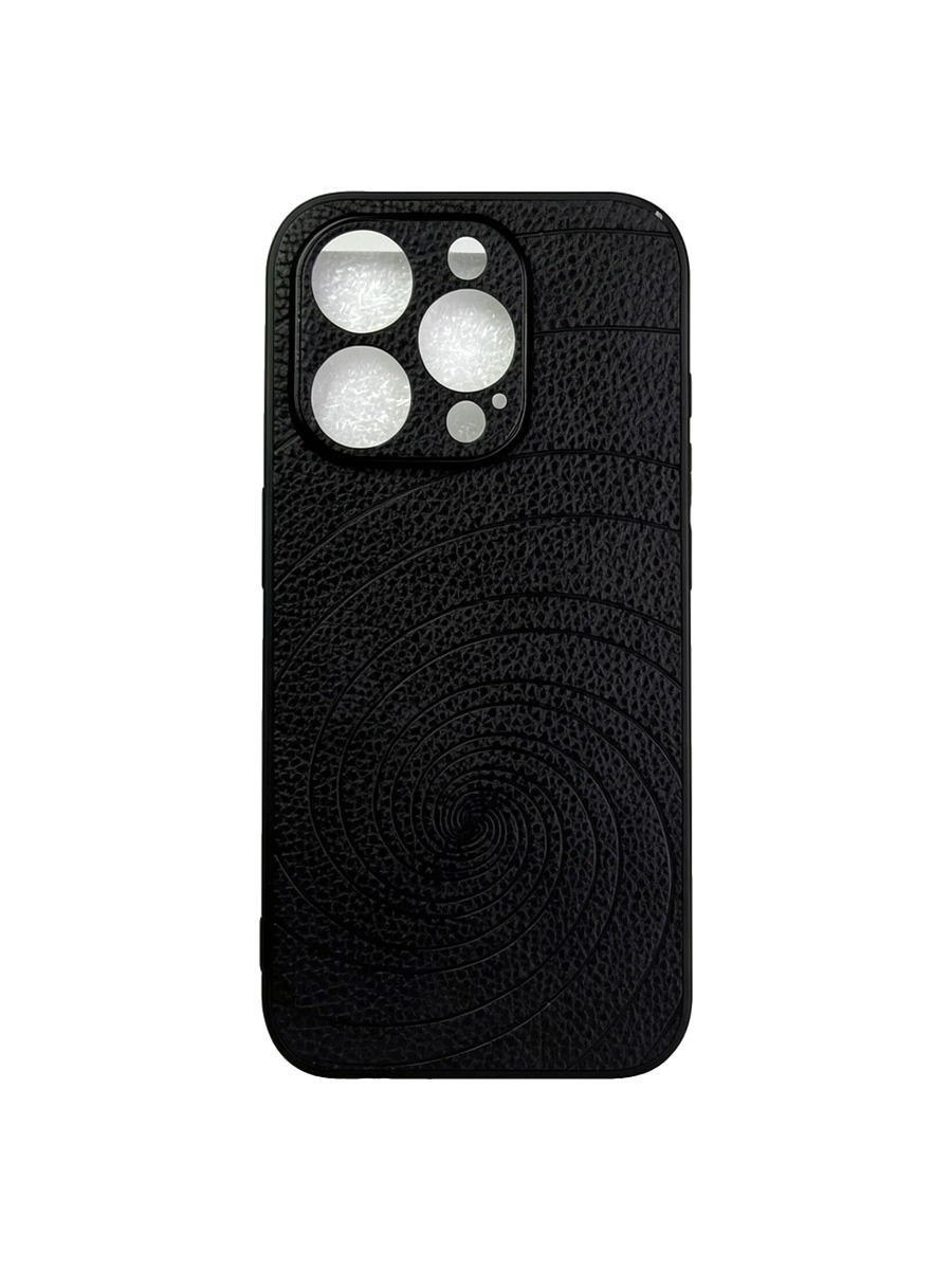 Силиконовый чехол под кожу с дизайном iPhone 13 Pro Max черный Силиконовый чехол под кожу с дизайном iPhone 14 Pro Max черный — изображение 1