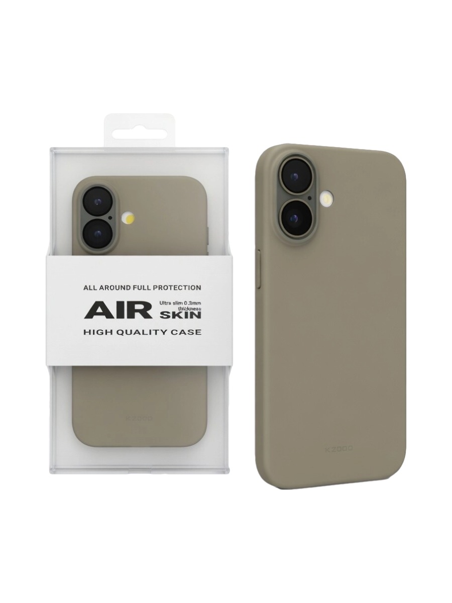 Ультратонкий чехол для iPhone 17 KZDOO Air Skin бежевый Ультратонкий чехол для iPhone 17 KZDOO Air Skin бежевый — изображение 1