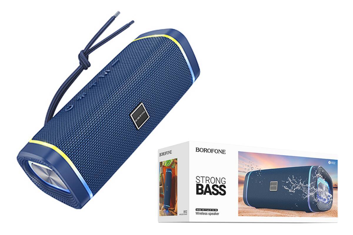 Bluetooth-колонка Borofone BR32 Темно-синяя Bluetooth-колонка Borofone BR32 Темно-синяя — изображение 1