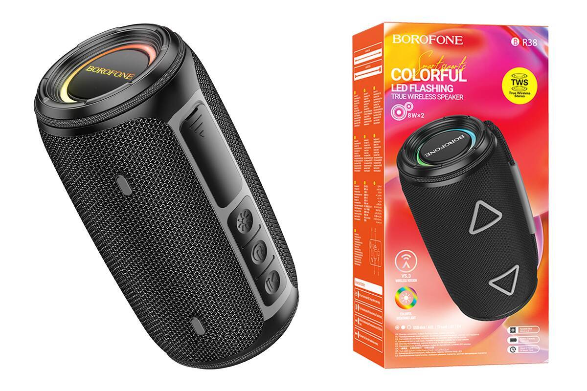 Bluetooth-колонка Borofone BR38 Черная Bluetooth-колонка Borofone BR38 Черная — изображение 1