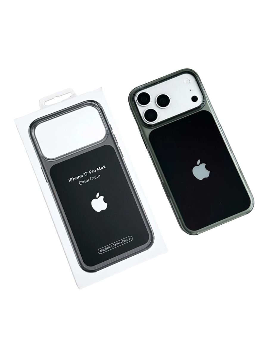 Чехол Clear Case MagSafe Camera Control iPhone 17 Pro:18 Pro:18 Pro черный Чехол Clear Case MagSafe Camera Control iPhone 17 Pro Max/18 Pro Max черный — изображение 1