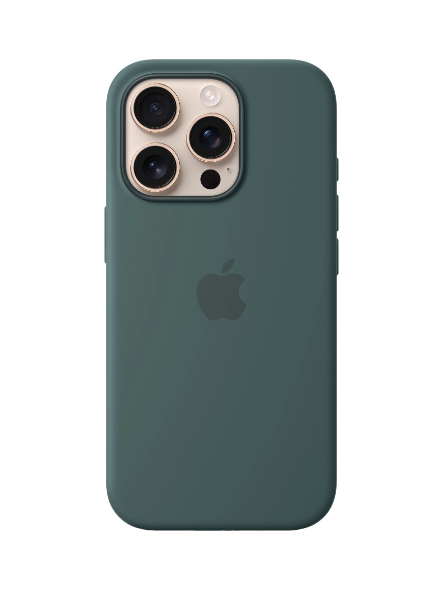 Чехол Silicone Case MagSafe iPhone 16 Pro Max Темно-зеленый (Lake Green) Чехол Silicone Case MagSafe iPhone 16 Pro Max Темно-зеленый (Lake Green) — изображение 1