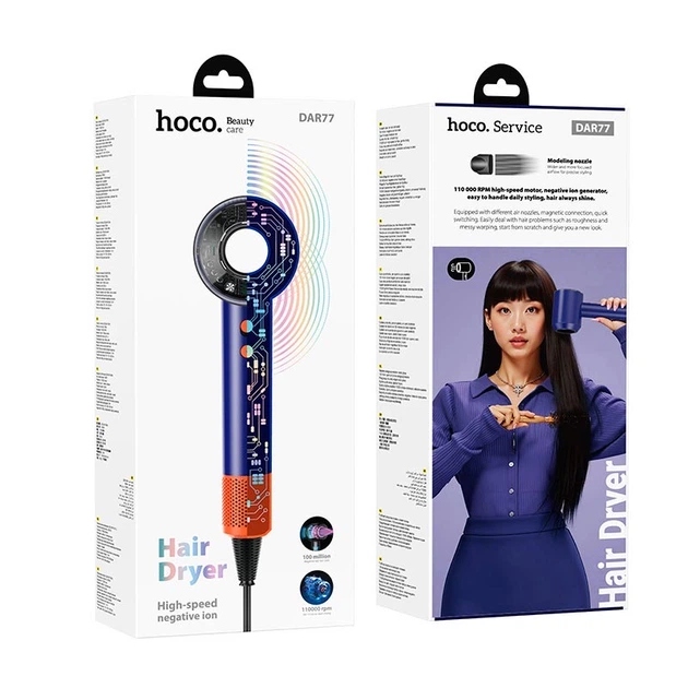 DAR77 Фен Hoco Premium Product DAR77 high-speed hair dryer темно-синий — изображение 1