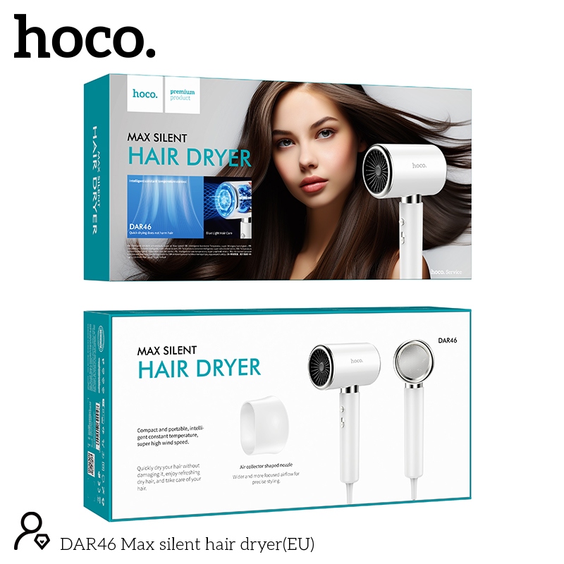 Фен Hoco Premium Product DAR46 белый Фен Hoco Premium Product DAR46 белый — изображение 1
