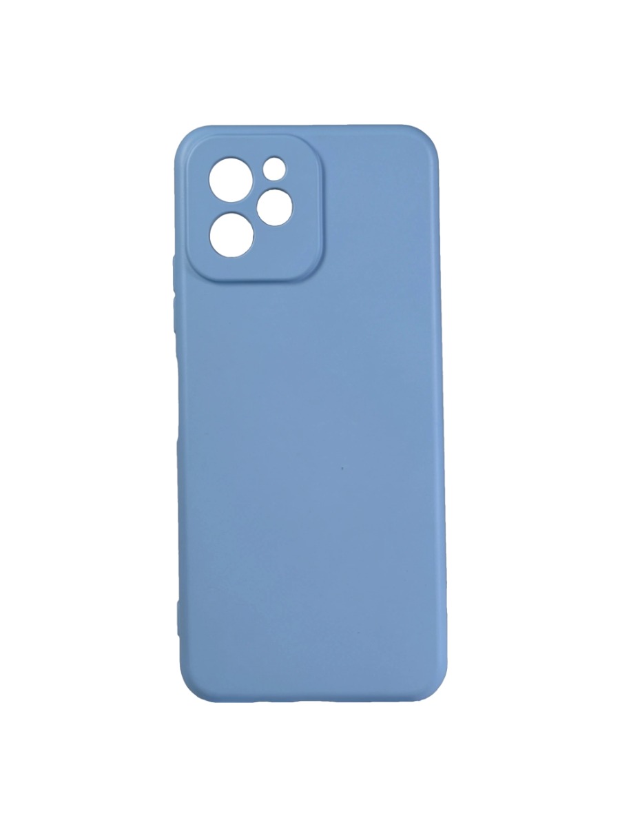 Плотный силиконовый чехол Soft-touch для Huawei Nova Y61 голубой Плотный силиконовый чехол Soft-touch для Huawei Nova Y61 голубой — изображение 1