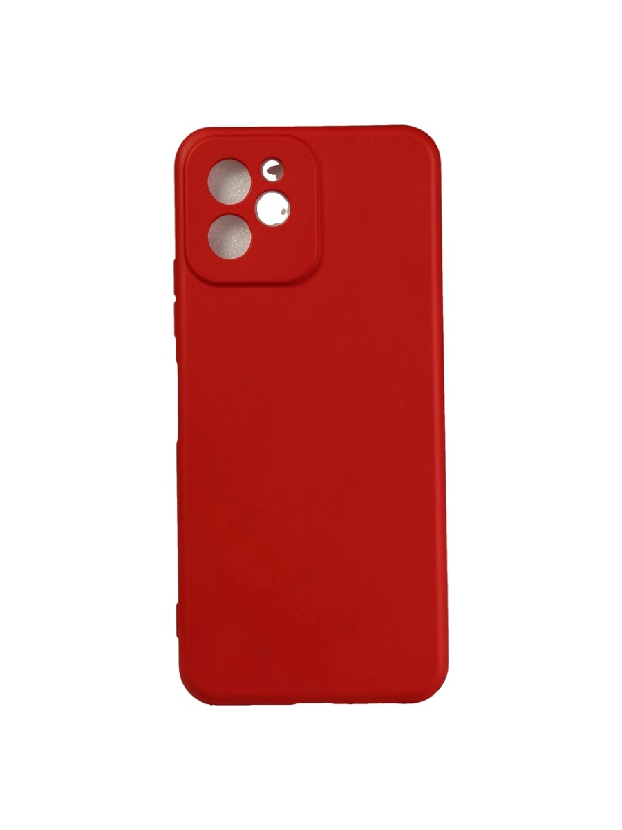 Плотный силиконовый чехол Soft-touch для Huawei Nova Y61 красный Плотный силиконовый чехол Soft-touch для Huawei Nova Y61 красный — изображение 1