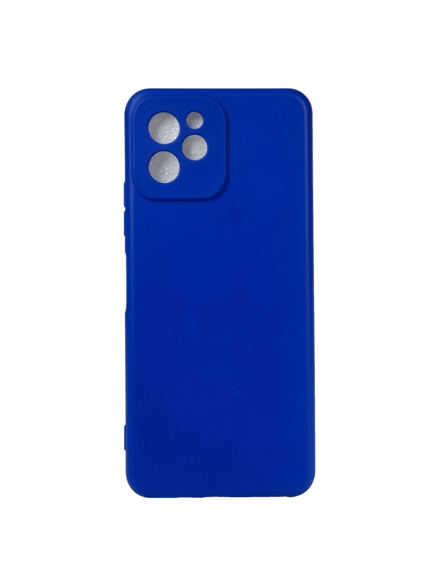 Плотный силиконовый чехол Soft-touch для Huawei Nova Y61 синий Плотный силиконовый чехол Soft-touch для Huawei Nova Y61 синий — изображение 1
