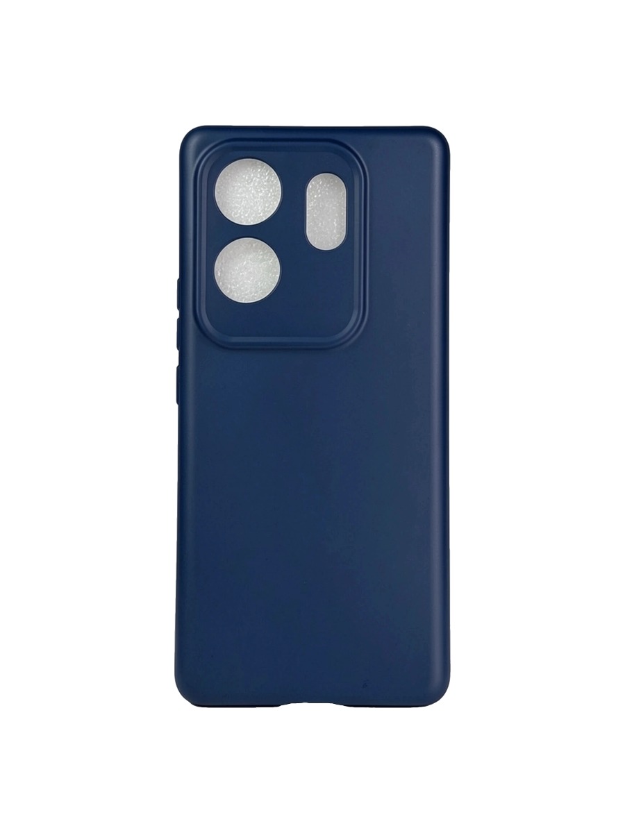 Плотный силиконовый чехол Soft-touch для Infinix Zero 30 4G темно-синий Плотный силиконовый чехол Soft-touch для Infinix Zero 30 4G темно-синий — изображение 1