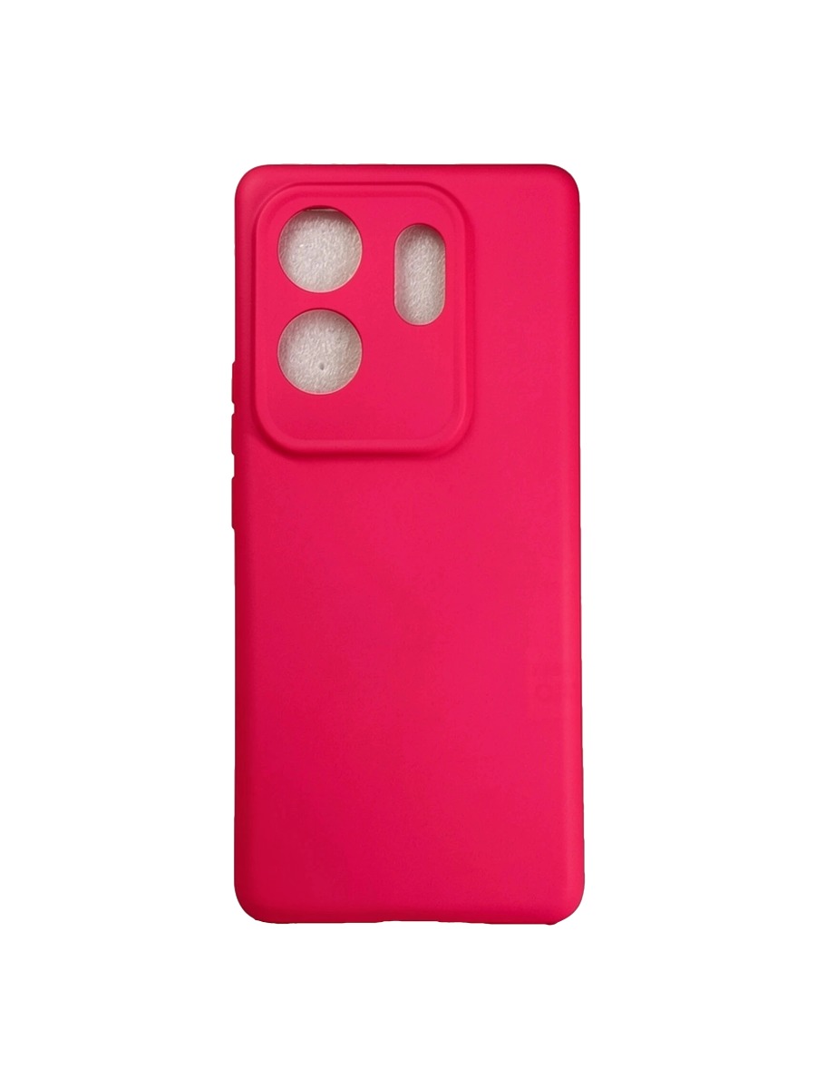 Плотный силиконовый чехол Soft-touch для Infinix Zero 30 4G ярко-розовый Плотный силиконовый чехол Soft-touch для Infinix Zero 30 4G ярко-розовый — изображение 1