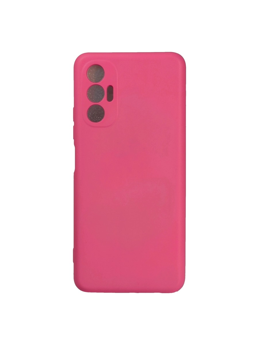 Плотный силиконовый чехол Soft-touch для Tecno Pova 3 ярко-розовый Плотный силиконовый чехол Soft-touch для Tecno Pova 3 ярко-розовый — изображение 1