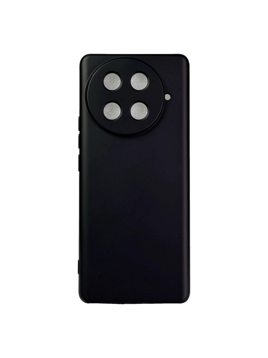 Плотный силиконовый чехол Soft-touch для Camon 30S черный Плотный силиконовый чехол Soft-touch для Camon 30S черный — изображение 1