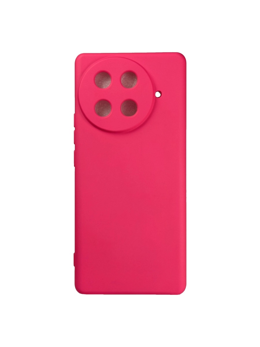 Плотный силиконовый чехол Soft-touch для Camon 30S ярко-розовый Плотный силиконовый чехол Soft-touch для Camon 30S ярко-розовый — изображение 1