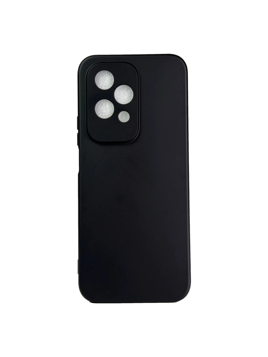 Плотный силиконовый чехол Soft-touch для Huawei Honor 200 lite черный Плотный силиконовый чехол Soft-touch для Huawei Honor 200 lite черный — изображение 1