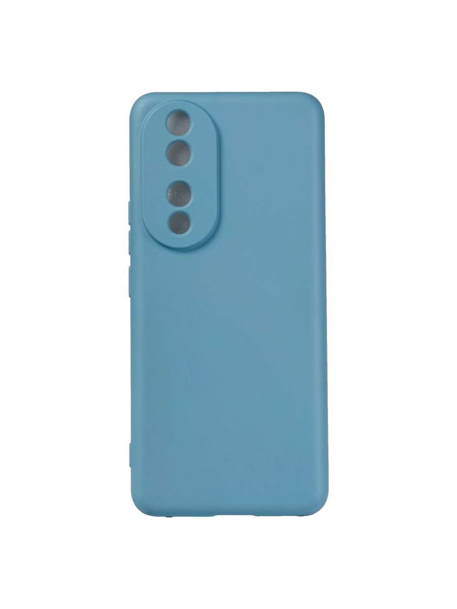 Плотный силиконовый чехол Soft-touch для Huawei Honor 90 голубой Плотный силиконовый чехол Soft-touch для Huawei Honor 90 голубой — изображение 1