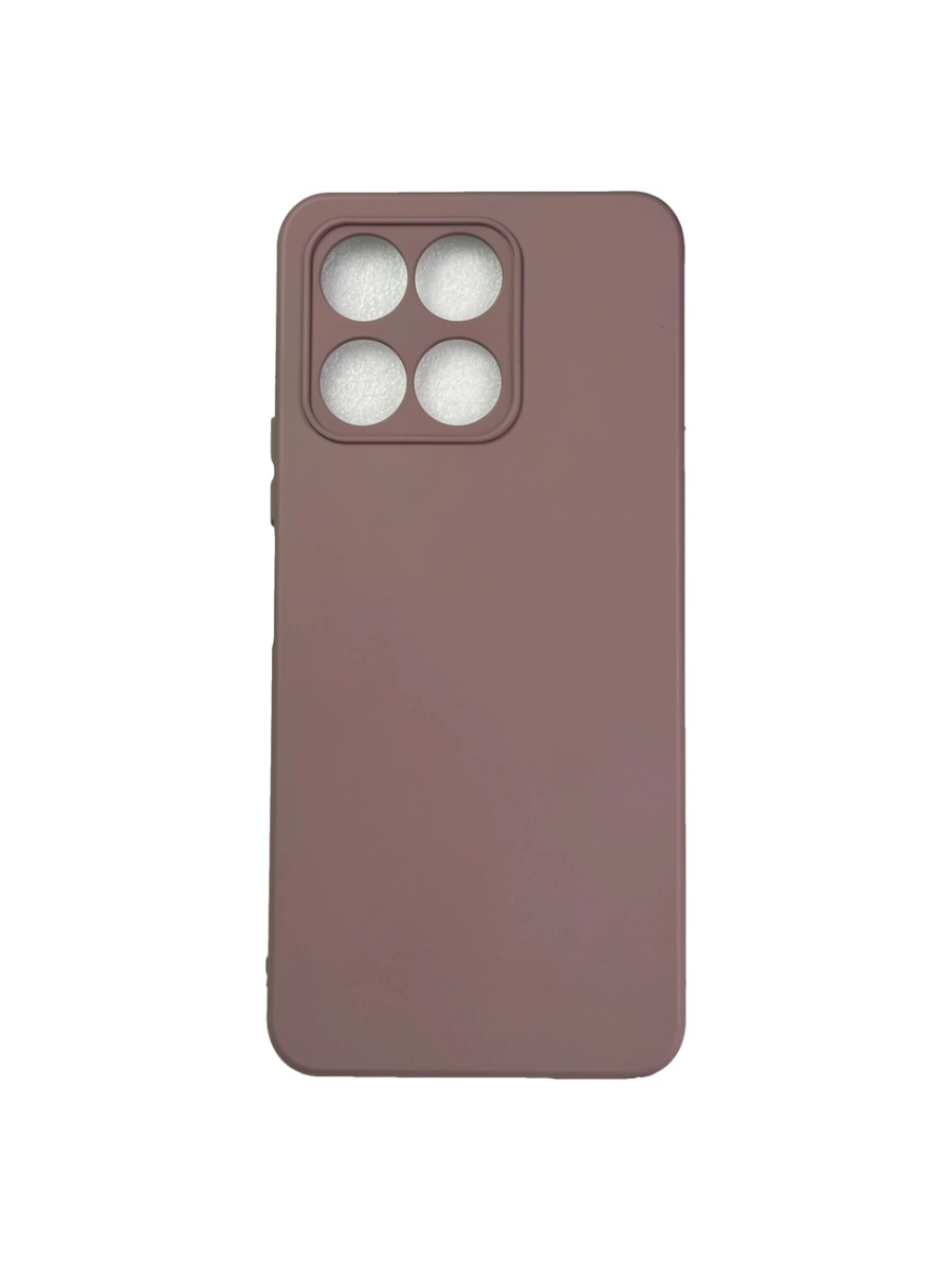 Плотный силиконовый чехол Soft-touch для Huawei Honor X6A бежевый Плотный силиконовый чехол Soft-touch для Huawei Honor X6A бежевый — изображение 1